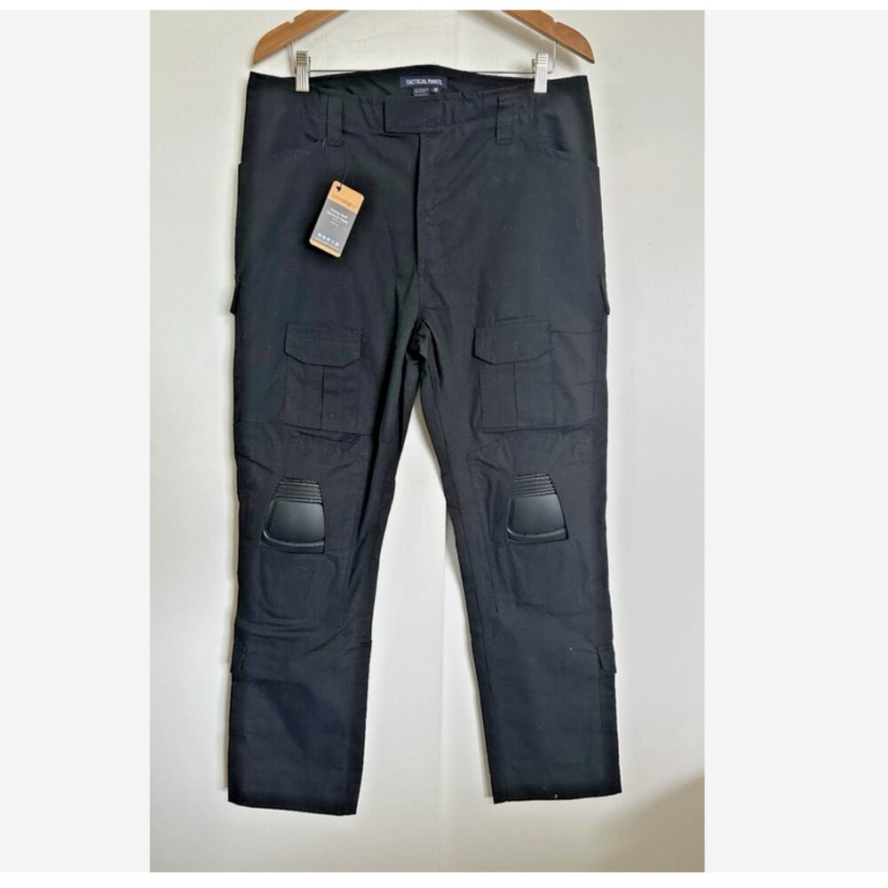 Airsoft Black Tactical Pants NWT 36 US 34x31 - Picture 5 of 8